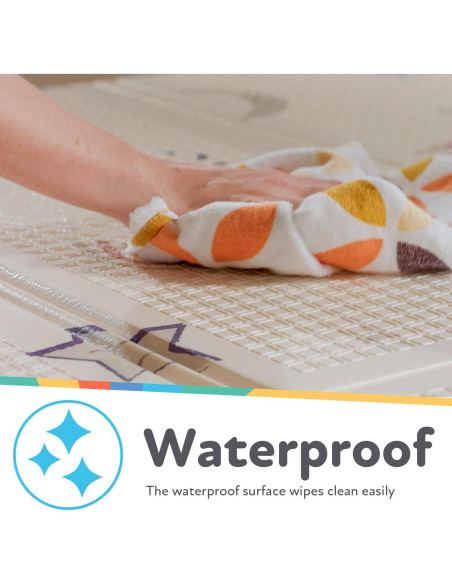 Alfombra de Juego Reversible Nuby 196x147 cm Pistas de Autos