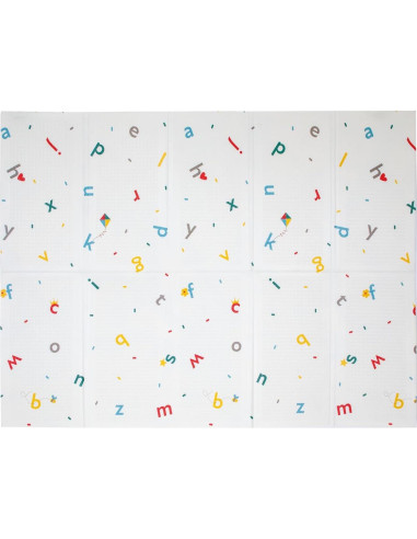 Alfombra de Juego Reversible Nuby 196x147 cm Pistas de Autos