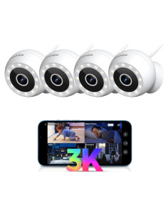 Cámara de Seguridad LaView 5MP 3K IP65 con Visión Nocturna