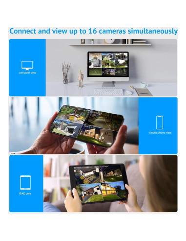 Cámara de Seguridad LaView 5MP 3K IP65 con Visión Nocturna