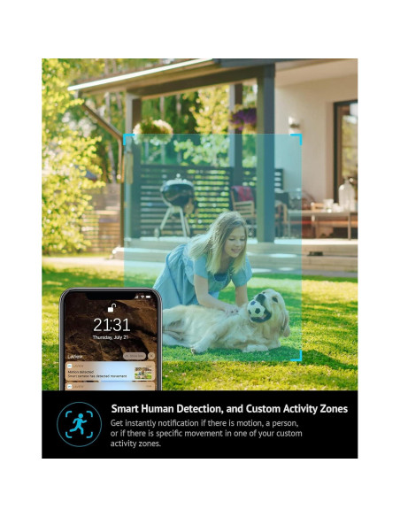 Cámara de Seguridad LaView 5MP 3K IP65 con Visión Nocturna