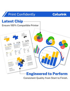 Cartuchos de tinta ColurInk LC401XL compatibles Brother MFC-J1010DW 2