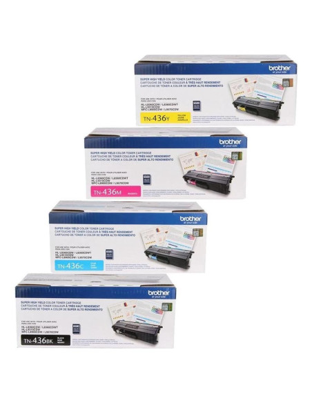 Cartucho de Tóner Brother TN-436 Super Alta Capacidad 6500