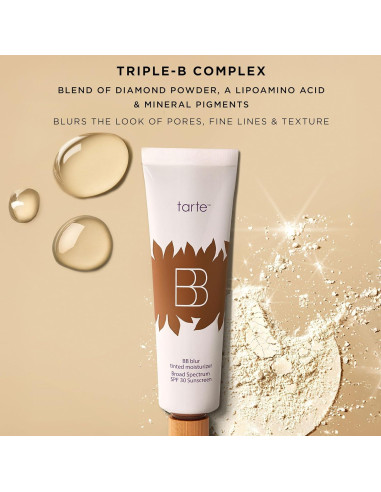 BB Blur Hidratante Tarte SPF 30 Color Profundo 51.71g