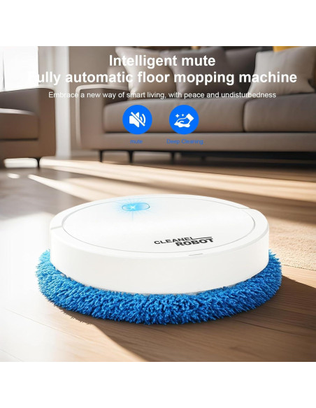 Robot Mopa Genérico NO.8688 Ultra Delgado 6.5cm 120min Limpieza