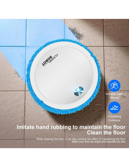 Robot Mopa Genérico NO.8688 Ultra Delgado 6.5cm 120min Limpieza