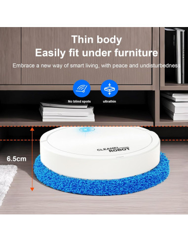 Robot Mopa Genérico NO.8688 Ultra Delgado 6.5cm 120min Limpieza