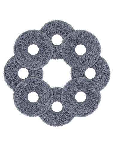 8 Almohadillas de Microfibra para Aspiradora Roborock 10R/Z70