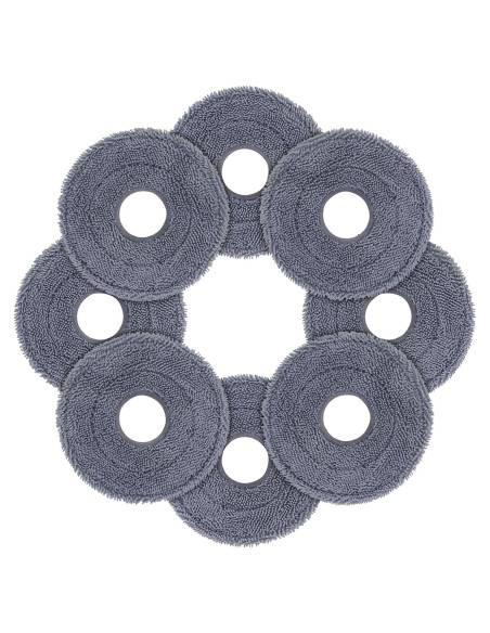 8 Almohadillas de Microfibra para Aspiradora Roborock 10R/Z70
