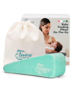 Almohada de Lactancia Amiga Menta - Soporte para Bebé 0-3 Años