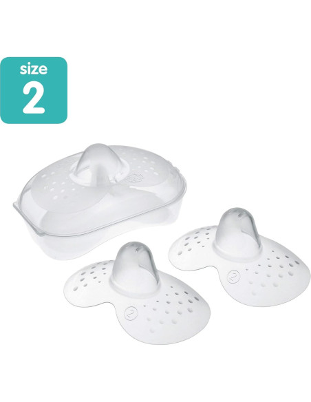 Protectores de Pezón MAM para Lactancia 4 Piezas Silicona