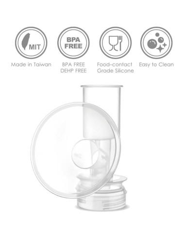 Flange de pecho Maymom 28 mm para extractores Ameda - 1 pieza