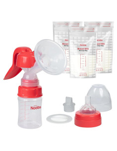 Extractor de Leche Manual Robust con 3 Bolsas de Almacenamiento