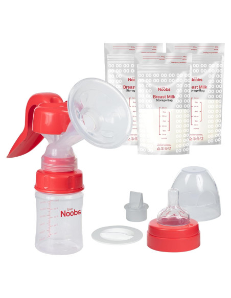 Extractor de Leche Manual Robust con 3 Bolsas de Almacenamiento