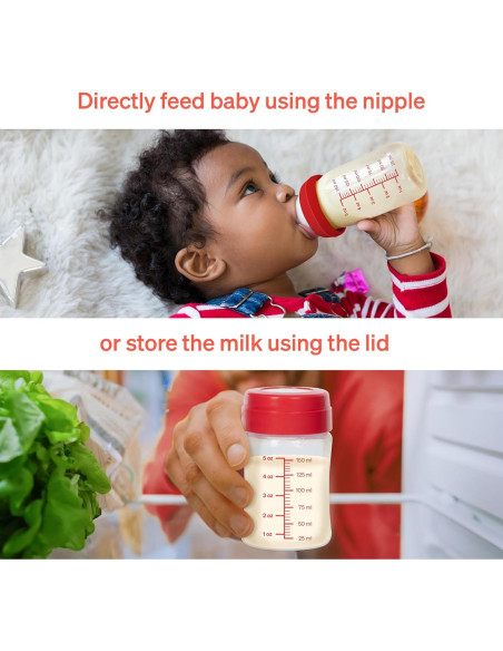 Extractor de Leche Manual Robust con 3 Bolsas de Almacenamiento