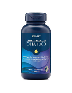 Suplemento Omega 3 DHA GNC Triple Fuerza 1000mg 45 Gelatinas
