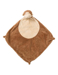 Manta Angel Dear Mono Marrón 33x33 cm Suave Lavable