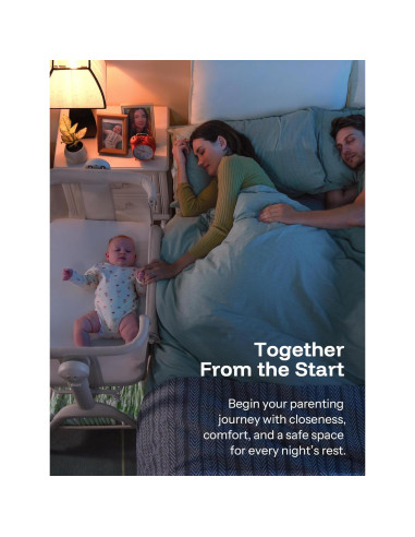 Cuna Balanceadora HARPPA 3 en 1 con Colchón y Malla Transpirable