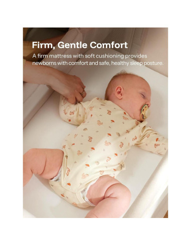 Cuna Balanceadora HARPPA 3 en 1 con Colchón y Malla Transpirable