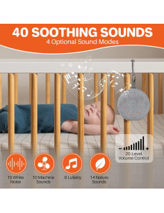 Máquina de Sonido de Ruido Blanco FUNYKICH SA18, 40 Sonidos 2