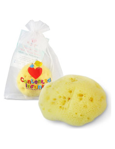 Esponja de Seda Fina Natural para Bebés Contented Infant 10-11cm