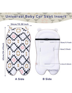 Cojín Universal Transpirable para Cochecito de Bebé Geometría 2
