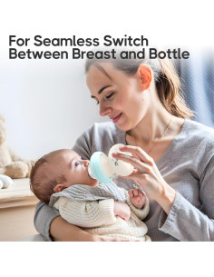 Botellas de vidrio YOHKOH para bebés 80ml con tetina flujo lento 2