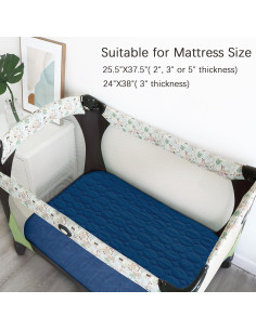 Sábanas Ajustadas Impermeables Biloban 99x68.6 cm Pack de 2 2