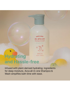 Champú y Lavado Todo en Uno AVCA 500ml para Bebés Piel Sensible 2