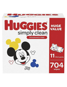 Toallitas Húmedas HUGGIES Simply Clean 704 Unidades con Fragancia
