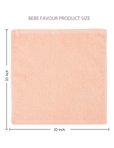 Toallitas para Bebés 100% Algodón BEBE FAVOUR - Paquete de 6 2