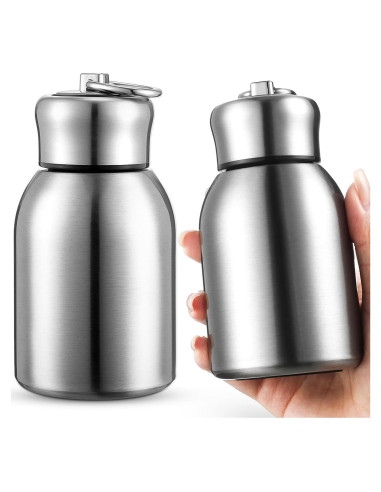 Botellas de Agua Mifoci 300ml Acero Inoxidable Aisladas 2 Pcs