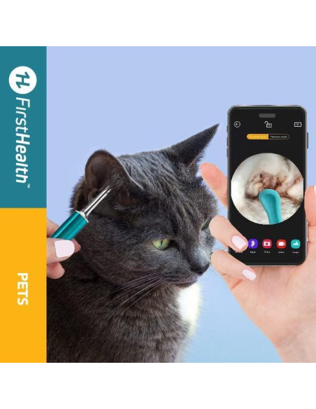 Otoscopio Inalámbrico First Health con Cámara HD y 8 Puntas