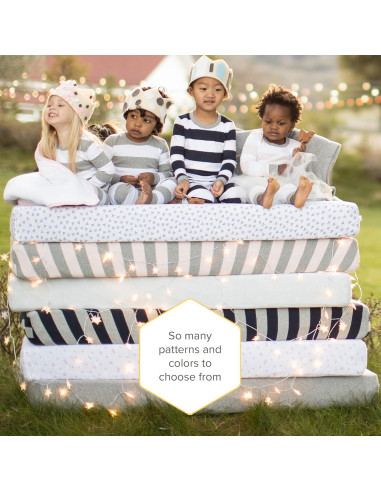 Sábana Ajustable de Cuna Burt's Bees Baby Algodón Orgánico