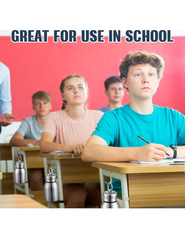 Botellas de Agua Mifoci 300ml Acero Inoxidable Aisladas 2 Pcs