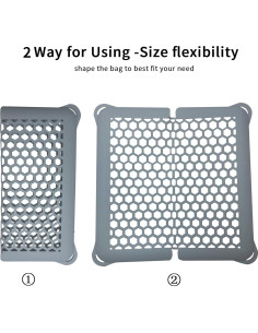 Cesta de Malla de Silicona LongTouJ para Lavavajillas 12.5x25cm 2