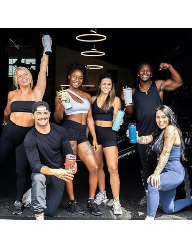 Botella Agitador Acero Inoxidable Ice Shaker 0.95L Negro