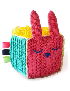 Cubo Sensorial de Ganchillo Shumee para Bebés 0-2 Años 2