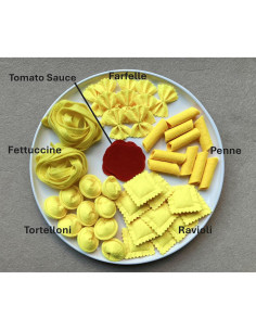 Set de Comida de Juguete de Fieltro MorKuzuNY - 55 Piezas 2