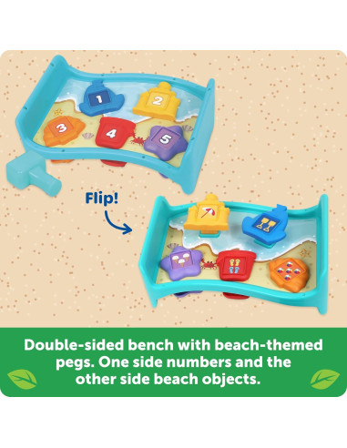 Banco de Golpes de Aprendizaje Playa Learning Resources 26.67x20.32cm