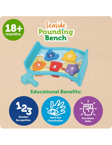 Banco de Golpes de Aprendizaje Playa Learning Resources 26.67x20.32cm