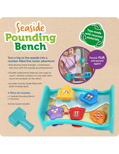 Banco de Golpes de Aprendizaje Playa Learning Resources 26.67x20.32cm