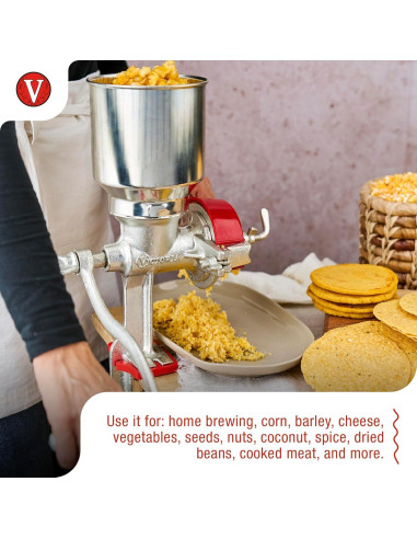 Molino Manual de Hierro Fundido Victoria GRN-100 para Granos