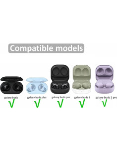 Puntas de Espuma de Memoria BLLQ para Galaxy Buds 2 Pro - 6 Pares 2