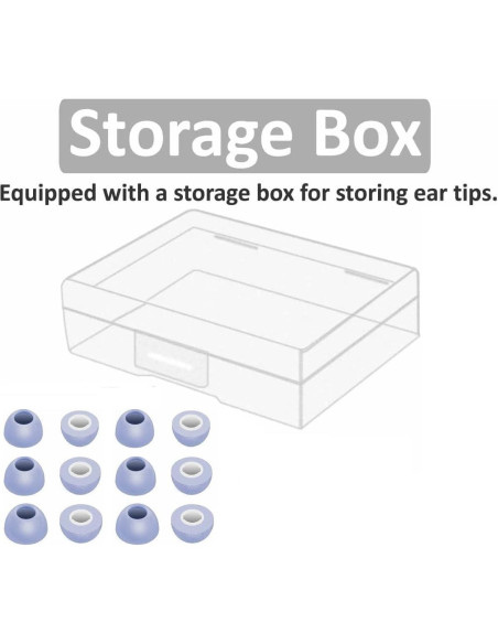 Puntas de Espuma de Memoria BLLQ para Galaxy Buds 2 Pro - 6 Pares
