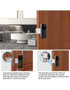 Soporte Antirrobo para Timbre Blink - Instalación Sin Perforación 2