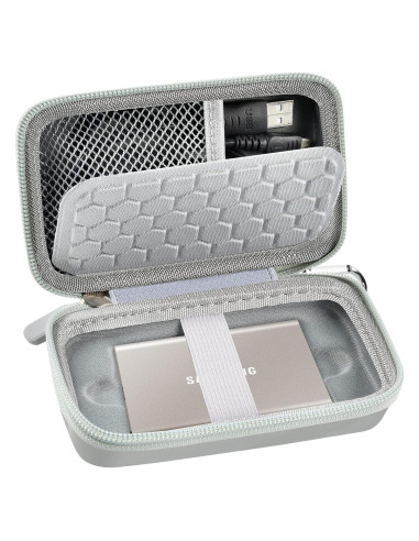 Funda Protectora para SSD Samsung T7 Touch 1TB 2TB Gris