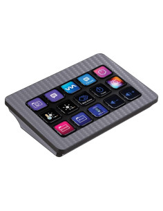 Piel de Fibra de Carbono MightySkins para Elgato Stream Deck MK.2 - Gris