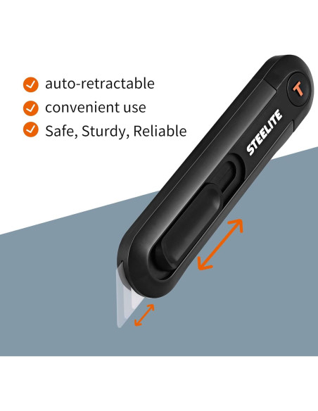 Cortador de Caja Steelite Auto-retractable Cerámico con Cuchilla Extra