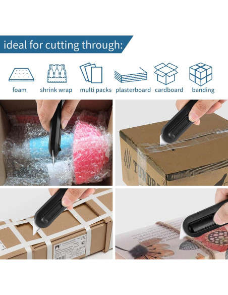 Cortador de Caja Steelite Auto-retractable Cerámico con Cuchilla Extra